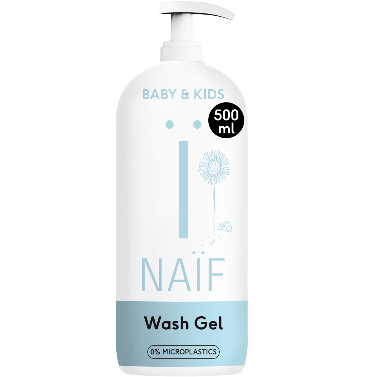 37a75b64-7f56-40c2-8293-3566c3a9d8fd_1200x1200_fill Naïf Reinigende Wasgel voor Baby & Kids 500ML bottle - Afbeelding 1