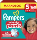 Pampers Baby-Dry Pants - Maat 5 (12kg-17kg) - 160 Luierbroekjes - Maandbox