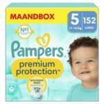 Pampers Premium Protection - Maat 5 (11kg-16kg) - 152 Luiers - Maandbox - Afbeelding 10