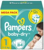Pampers - Baby Dry - Maat 1 - Mega Pack - 84 luiers
