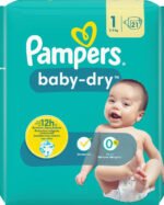 Pampers - Baby Dry - Maat 1 - Mega Pack - 84 luiers - Afbeelding 2