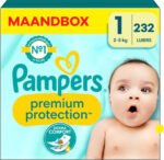 Pampers - Premium Protection - Maat 1 - Maandbox - 232 stuks - 2/5 KG