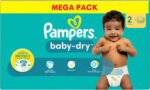 Pampers Baby-Dry luiers - Maat 2 - 124 luiers (4-8 KG)