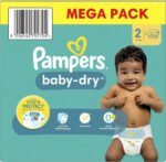 Pampers Baby-Dry luiers - Maat 2 - 124 luiers (4-8 KG) - Afbeelding 2