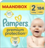 Pampers - Premium Protection - Maat 2 - Maandbox - 184 Stuks - 4-8 kg