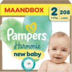 Pampers - Harmonie - Maat 2 - Maandbox - 208 stuks - 4/8 KG