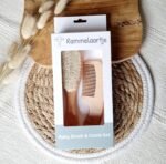 Houten baby borstel en kam set - Afbeelding 3