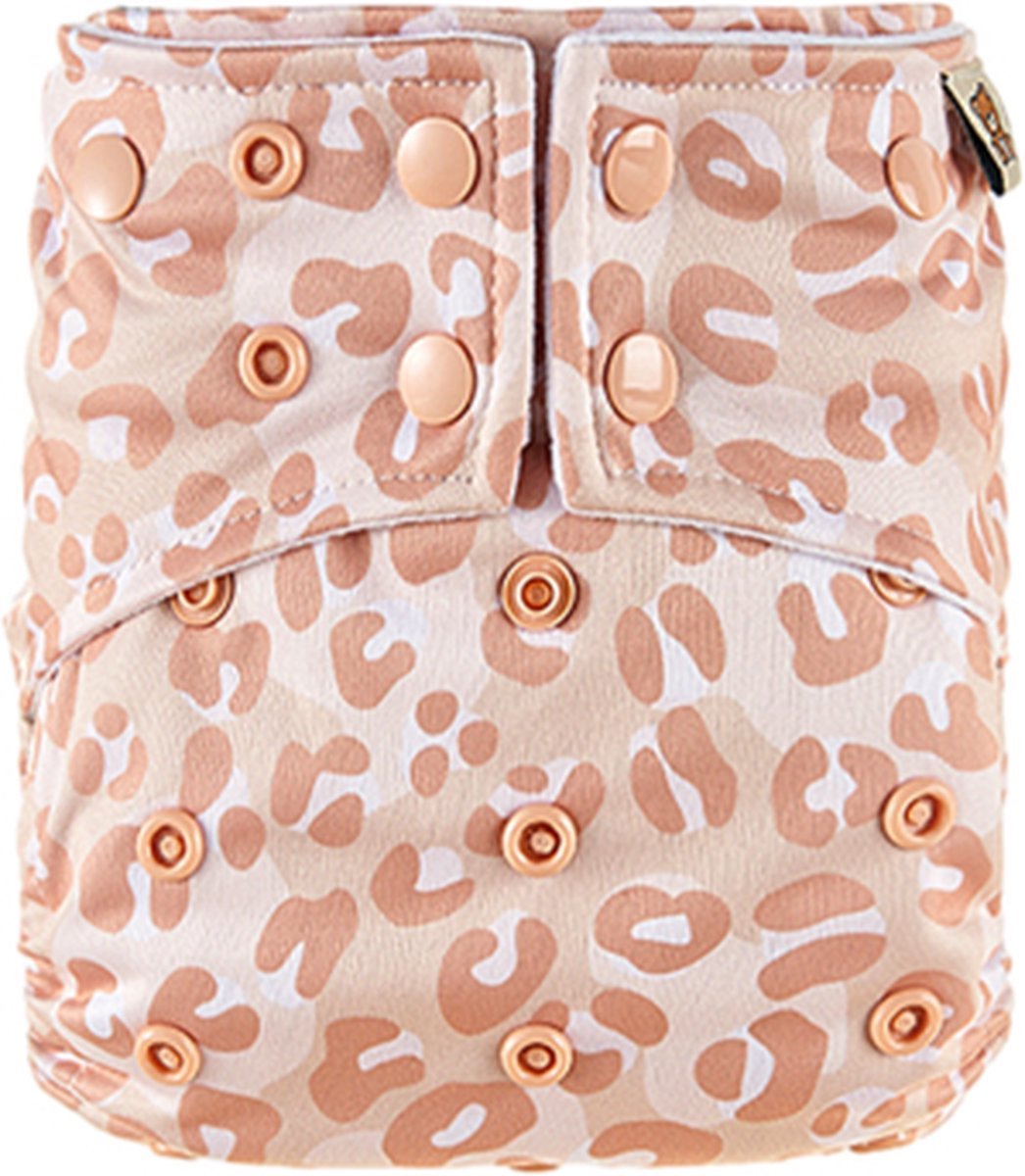 68dc0178e463e1c556e3e3080dbbce808d492c753e32d35c8f5e6.jpg HappyBear | Pocketluier - Roar | Wasbare luier | Onesize - 5kg t/m 17kg - Afbeelding 1