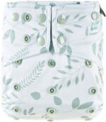 HappyBear | Pocketluier - Botanical | Wasbare luier | Onesize - 5kg t/m 17kg | Dubbele lekgoten - minder kans op doorlekken | Dubbele pocketopening | Inclusief bamboe booster & microvezel booster