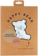 HappyBear | Pocketluier - Botanical | Wasbare luier | Onesize - 5kg t/m 17kg | Dubbele lekgoten - minder kans op doorlekken | Dubbele pocketopening | Inclusief bamboe booster & microvezel booster - Afbeelding 2