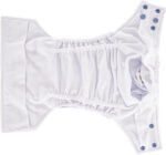 HappyBear | Pocketluier - Blue Giraffe | Wasbare luier | Onesize - 5kg t/m 17kg | Dubbele lekgoten - minder kans op doorlekken | Dubbele pocketopening | Inclusief bamboe booster & microvezel booster - Afbeelding 4