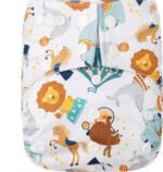 HappyBear - Pocketluier Circus | 4-15kg - Onesize - Wasbare luiers - Herbruikbare luiers