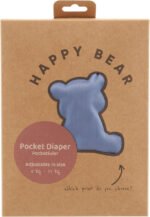 Pocketluier - Denim | Inclusief 2 boosters | Wasbare luier | Onesize - 5kg t/m 17kg | Dubbele lekgoten - Afbeelding 3