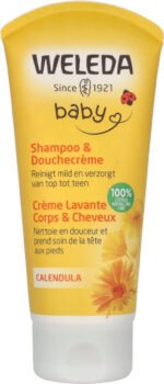 Weleda Babyshampoo & Douchecrème - Calendula - Mild Reinigen & Uitdroging Voorkomen - 100% Natuurlijke Ingrediënten - 200ml - Afbeelding 10